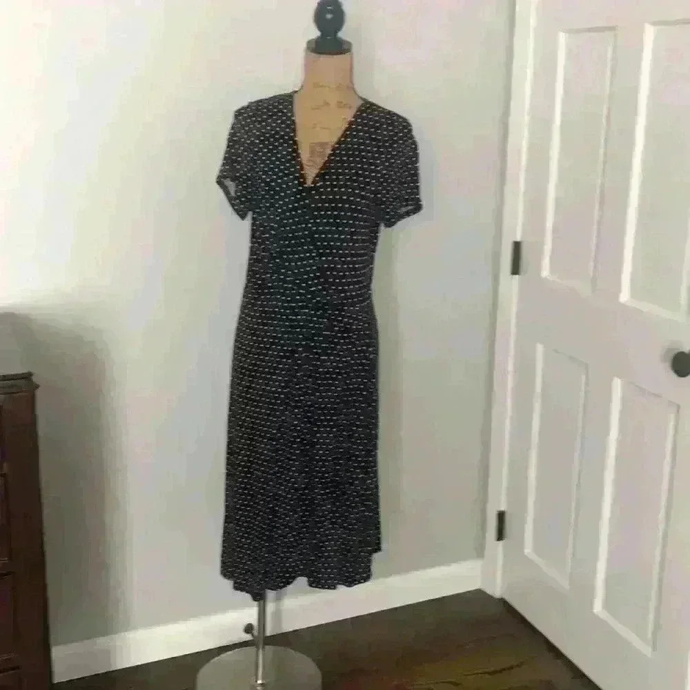 Escada sport faux wrap dress